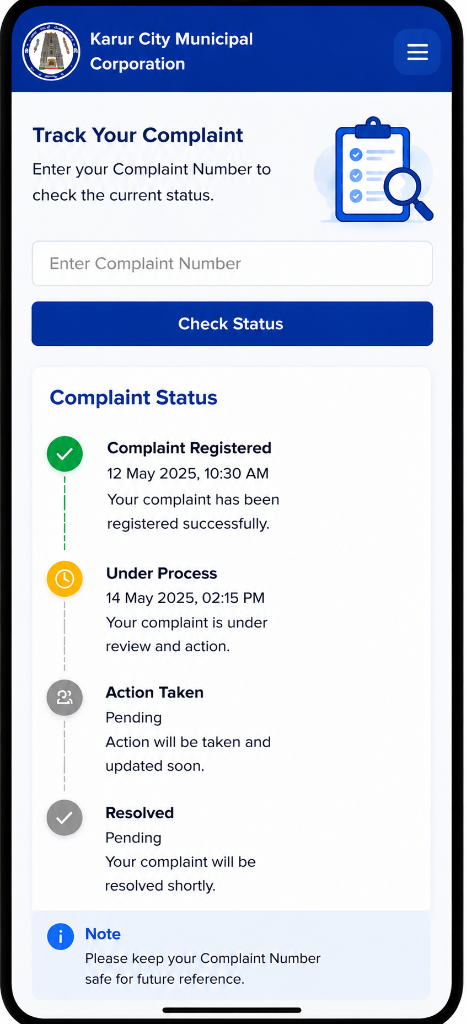 Track Complaint Status
